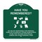 Signmission Have You Remembered We Are Not Responsible for Personal Items Left in Vehicles Double, GW-1818-23909 A-DES-GW-1818-23909 - alternate 1